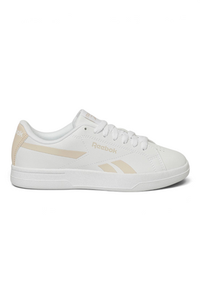 Sporline Reebok Prime Grounds beyaz deri kadın sneaker, yan profil görünümü