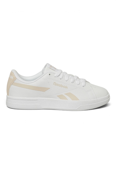 Sporline Reebok Prime Grounds beyaz deri kadın sneaker, yan profil görünümü