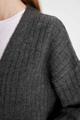 Defacto Kadın Cardigan R1389Az - Antrasit