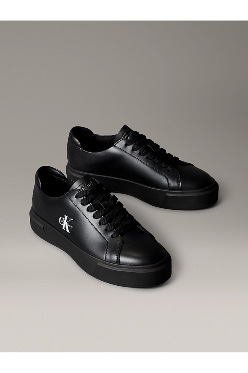 Calvin Klein Kadın BASKET CUPS LACEUP LTH ML YW0YW01945 - Siyah