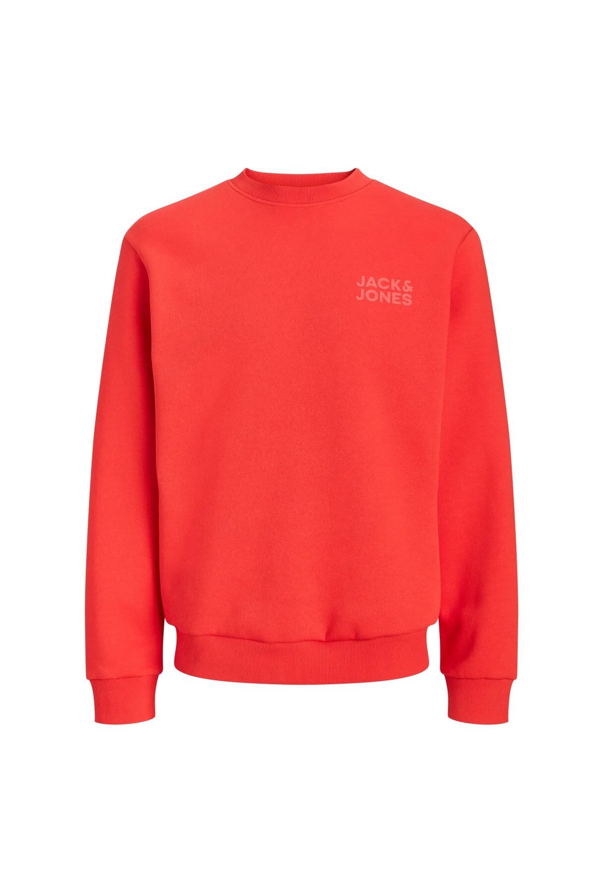Jack & Jones Logo Erkek Sweatshirt 12290659 - Kırmızı