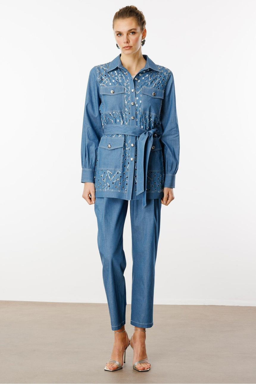 MODA İLGİ TUNİK ILG251TNK15004 - Çivit Mavisi