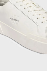 Calvin Klein Erkek CHUNKY CUPSOLE LACEUP LTH YM0YM01344 - Beyaz
