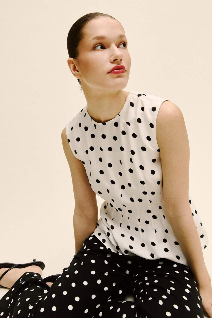 Defacto Kadın Sleeveless Blouse H2634AX - Ekru