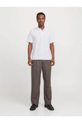 JACK&JONES JJEAUSTIN POLO SS NOOS 12268130 - Beyaz