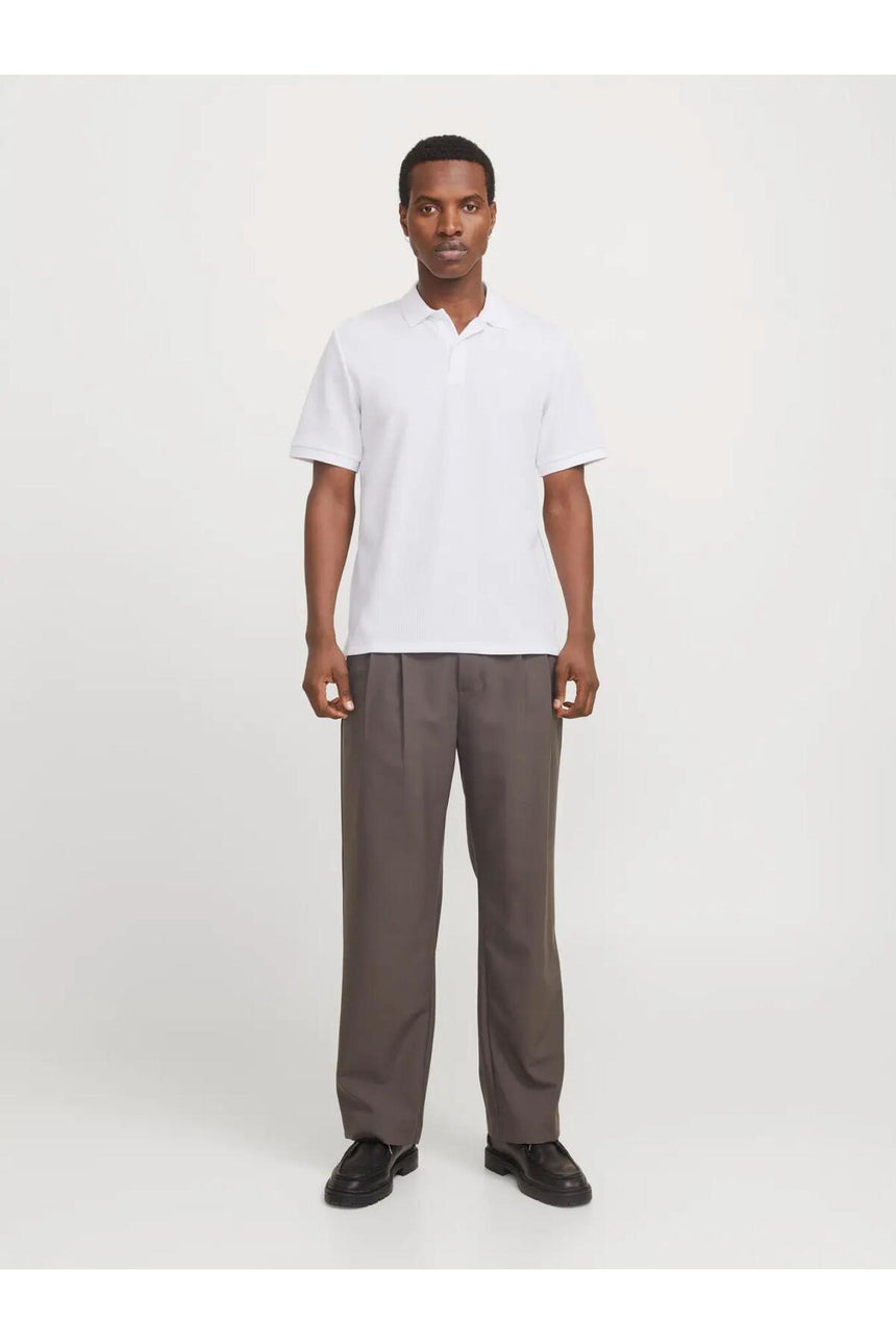 JACK&JONES JJEAUSTIN POLO SS NOOS 12268130 - Beyaz