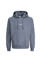 JACK&JONES PLUS JJESOHO SWEAT HOOD NOOS PLS 12279516 - Koyu Gri