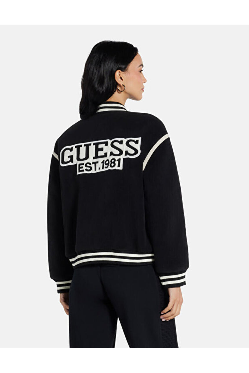 GUESS KADIN BOMBER JACKET V5BL05W0460 - Siyah
