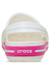 Crocs Kids Crocband Clog T 207005 Unisex Terlik - Beyaz / Pembe