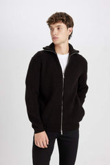 Defacto Erkek Cardigan C9014Ax - Kahverengi