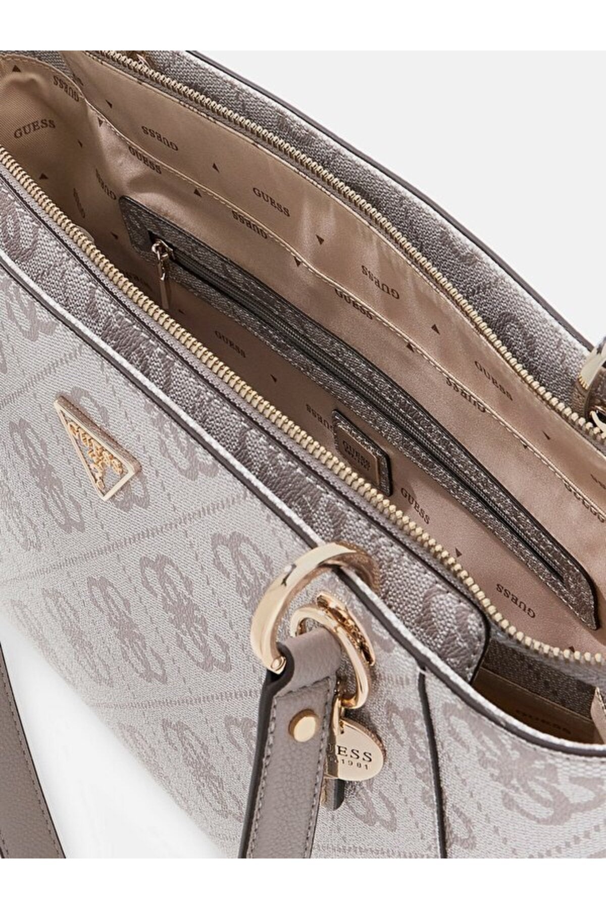 Guess Noelle II Kadın El Çantası HWSO9672250 - Koyu Kahverengi