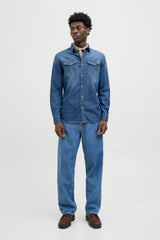 Jack & Jones Sheridan Erkek Denim Gömlek 12138115 - Mavi