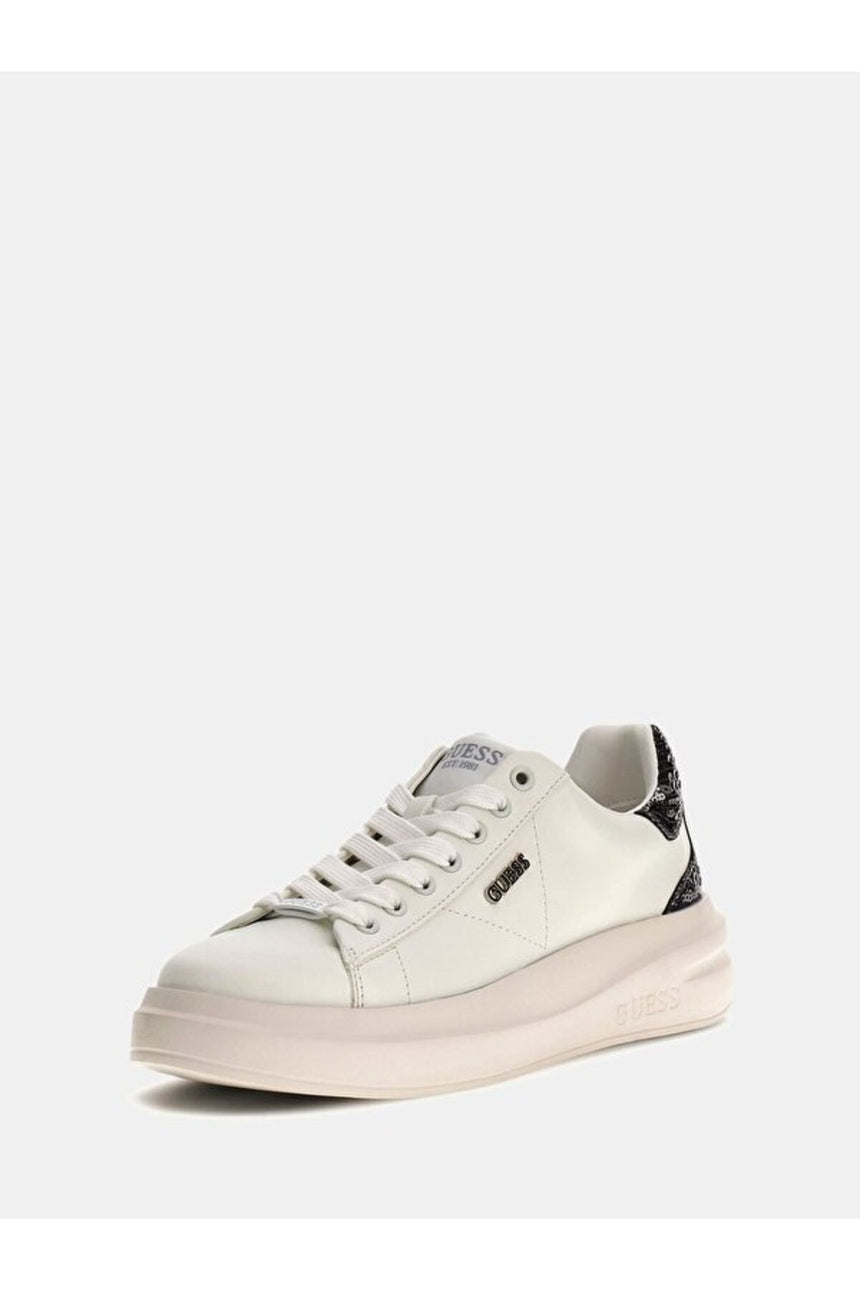 GUESS KADIN ELBINA10 FLFE10ELE12 - Beyaz/ Gümüş