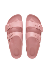 Sporline Birkenstock Arizona Eva pembe kadın terlik, çift tokalı hafif ve suya dayanıklı tasarım