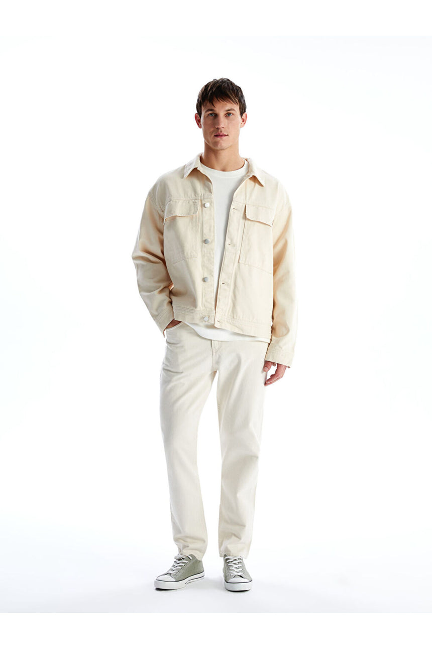 LCW ERKEK S5KD90B8 PNT,710V-WACO-NATURAL - Ekru