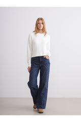 LC Waikiki Kadın Jean Pantolon W5DS19B8 - Koyu Mavi