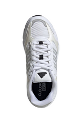 Sporline adidas Crazychaos 2000 beyaz kadın sneaker, tekstil yüzeyli ve üstten görünüm