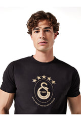 Galatasaray 5 Yıldız T-Shirt E251352-1 - Siyah