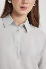 Defacto Kadın Long Sleeve Tunic C0304Ax - Açık Gri