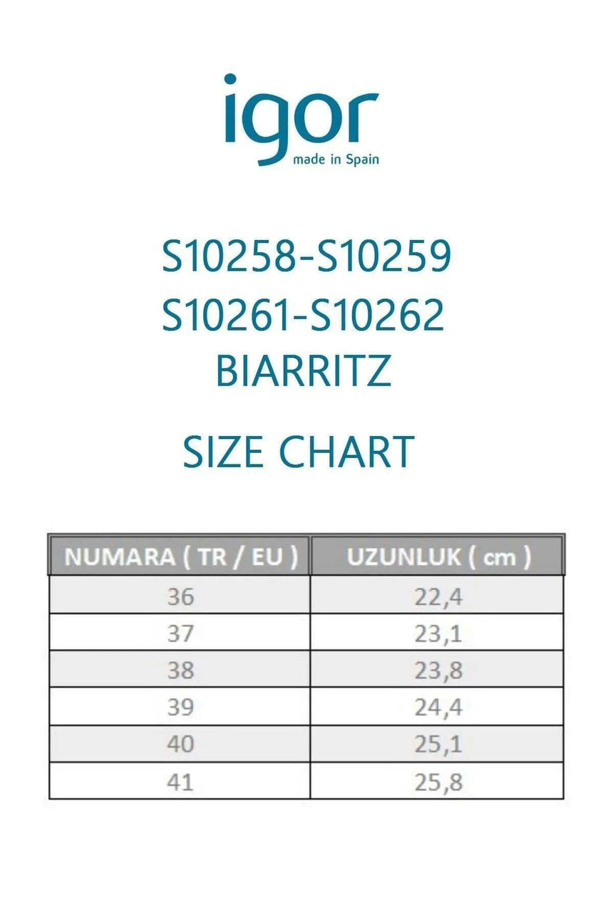 İGOR KADIN BIARRITZ GLITTER S10262 - Gümüş Simli