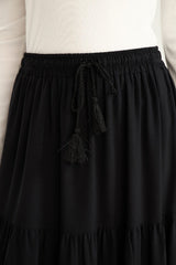 Defacto Kadın Woven Skirt Z3406Az - Siyah
