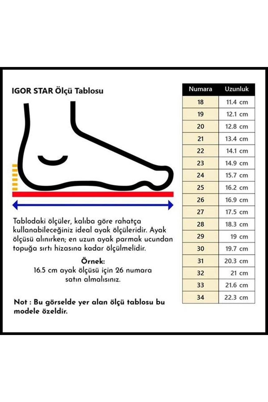 İGOR ÇOCUK S10171 STAR - Koyu Mavi