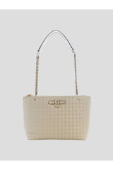GUESS KADIN NADIRA STATUS TOTE HWQG8424220 - Açık Bej / Krem