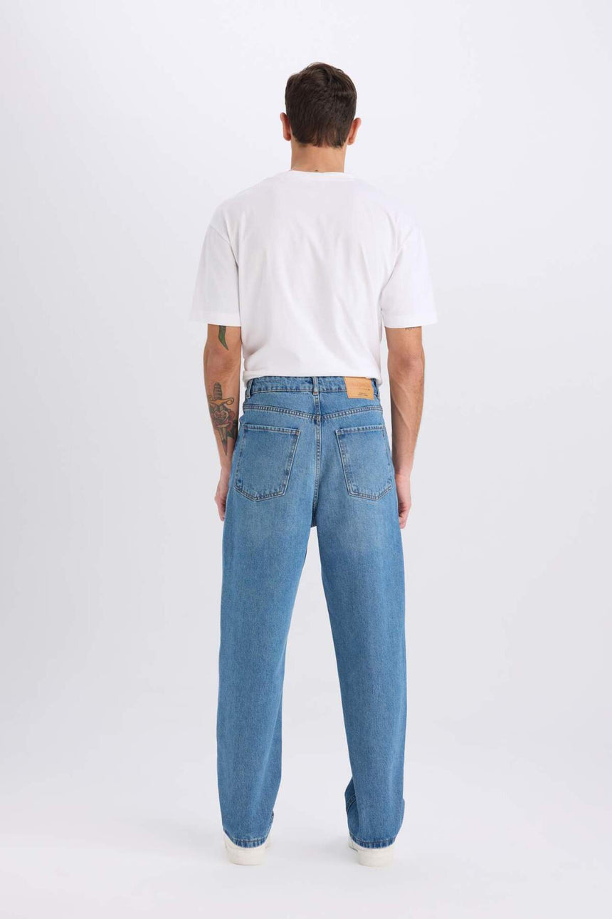 Defacto Erkek Denim Trousers B5783Ax - Mavi