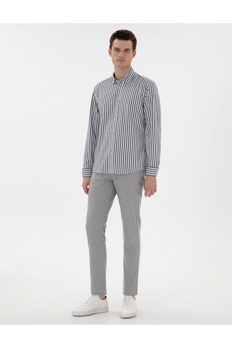 pierre cardin erkek dokuma gömlek 2122721 - Lacivert