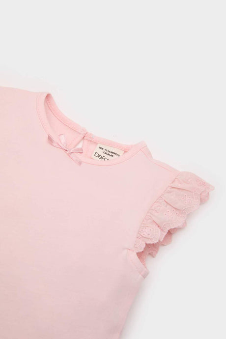 Defacto Çocuk Knitted Pyjamas E4615A5 - Açık Pembe