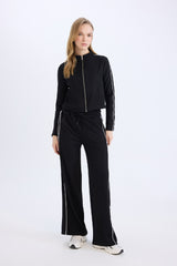 Defacto Kadın Trousers D6668AX - Siyah