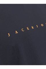 JACK&JONES JJESTAR JJ TEE SS NOOS PLS 12243625 - Koyu Lacivert