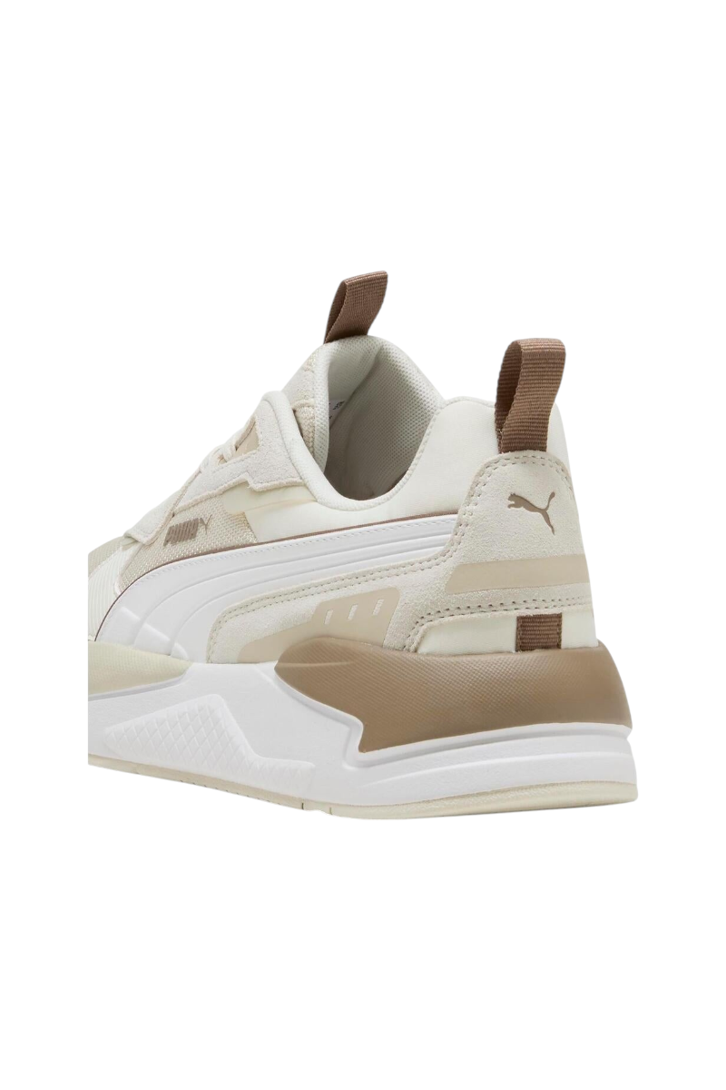 Sporline Puma X-Ray 3 kırık beyaz unisex spor ayakkabı, topuk detaylı ve Softfoam tabanlı şık tasarım