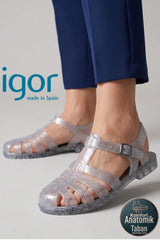 İGOR KADIN BIARRITZ GLITTER S10262 - Gümüş Simli