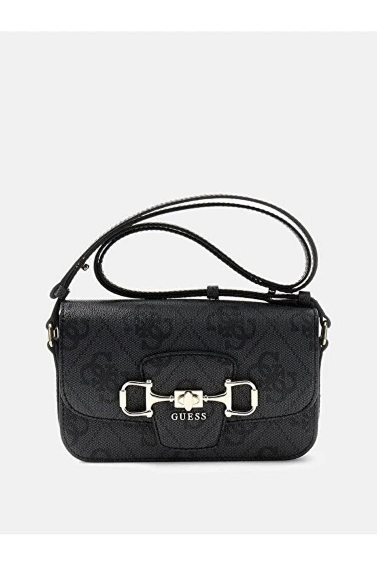 Guess Janie Logo Kadın El Çantası HWOS9924210 - Ekru / Krem