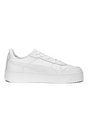 Sporline Puma Carina Street beyaz PU kadın sneaker, kalın tabanlı günlük spor ayakkabı