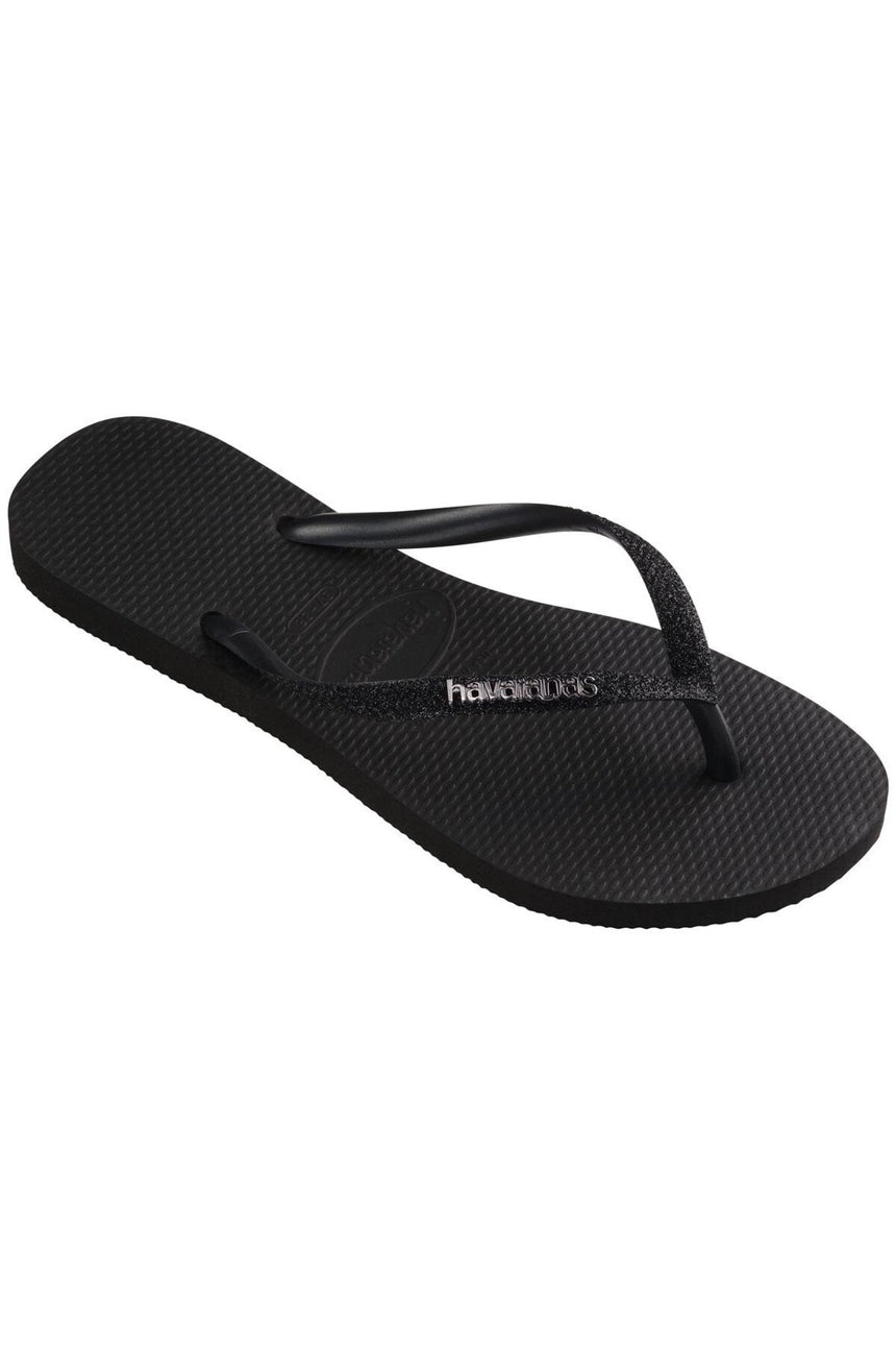 HAVAİANAS SLIM GLITTER 2 4146975 - Siyah
