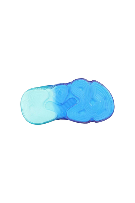 Sporline Vicco canlı mavi renkli, poliüretan ve tekstil malzemeden üretilmiş çocuk sandalet tabanı