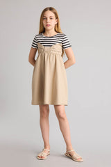 Defacto Çocuk Woven Dress H2204A8 - Mavi