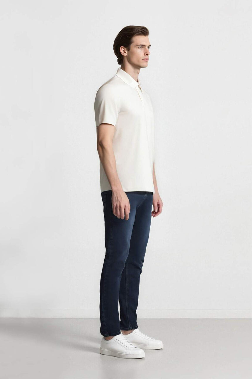 DeFacto R8791AZ Erkek Jean Pantolon - Mavi / Siyah