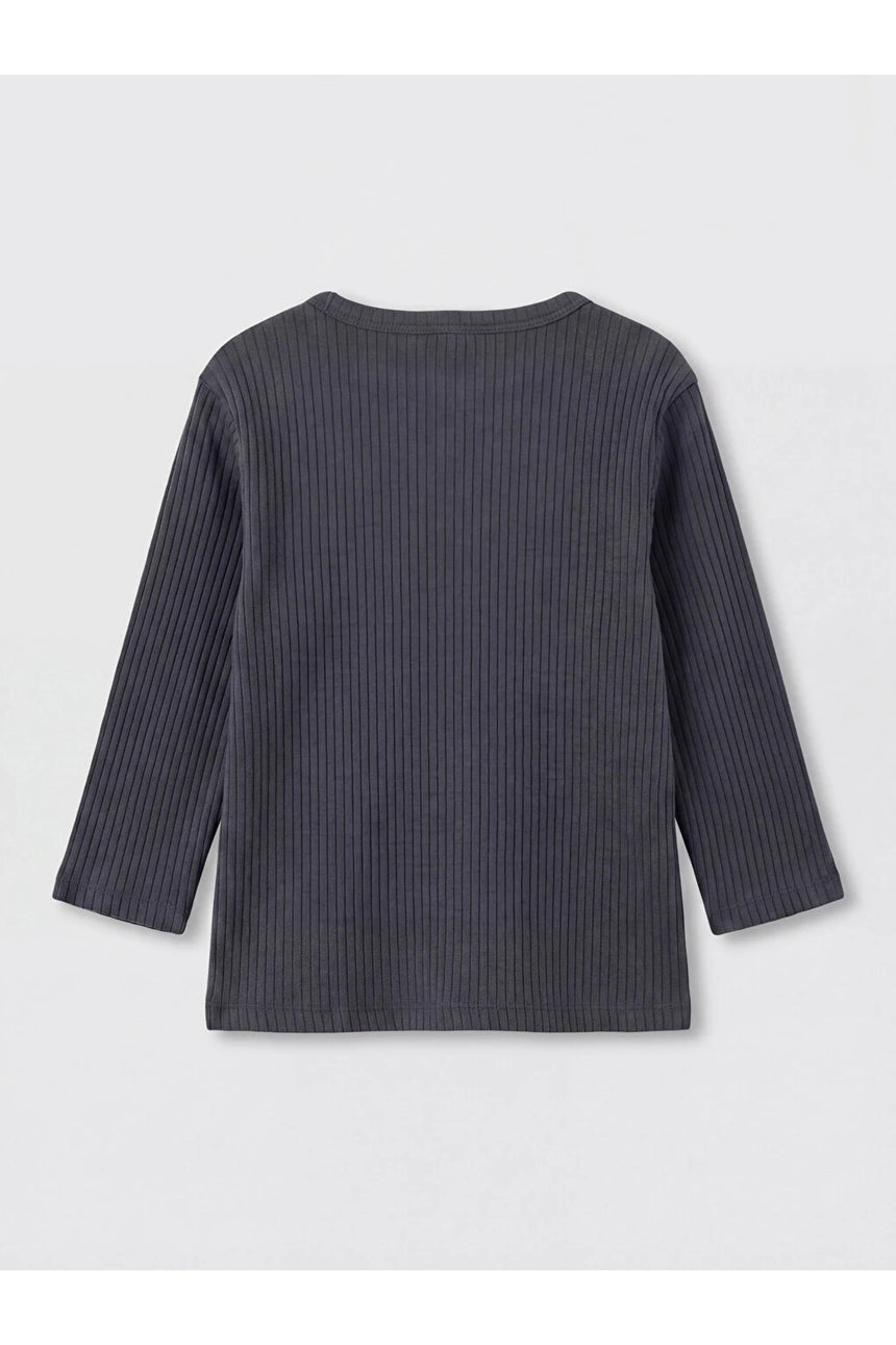 LC Waikiki Çocuk Uzun Kollu T-Shirt W62588D1 - Krem
