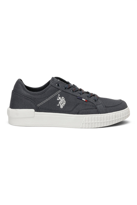 Sporline U.S. Polo Assn. lacivert renkli, tekstil malzemeden üretilmiş, yan tarafında logo detaylı erkek sneaker ayakkabı