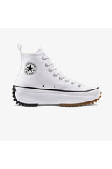 Converse Run Star Hike Canvas Platform 166799C.102 - Beyaz/ Siyah/ Kahverengi  Kauçuk