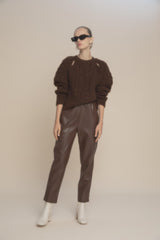 Defacto Kadın Trousers V8072Az - Kahverengi