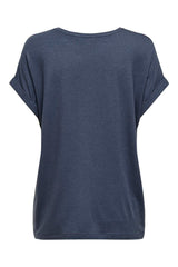 ONLY T-SHIRT 15106662 - Ton Geçişli Mavi