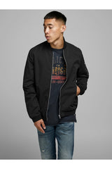 Jack & Jones Rush Erkek Bomber Mont 12165203 - Siyah