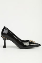 Pierre Cardin Kadın Stiletto - Siyah Parlak