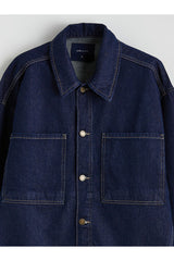 LCW KADIN S6IP97B8 CKT,BRANDY-SET-JACKET - Koyu Mavi