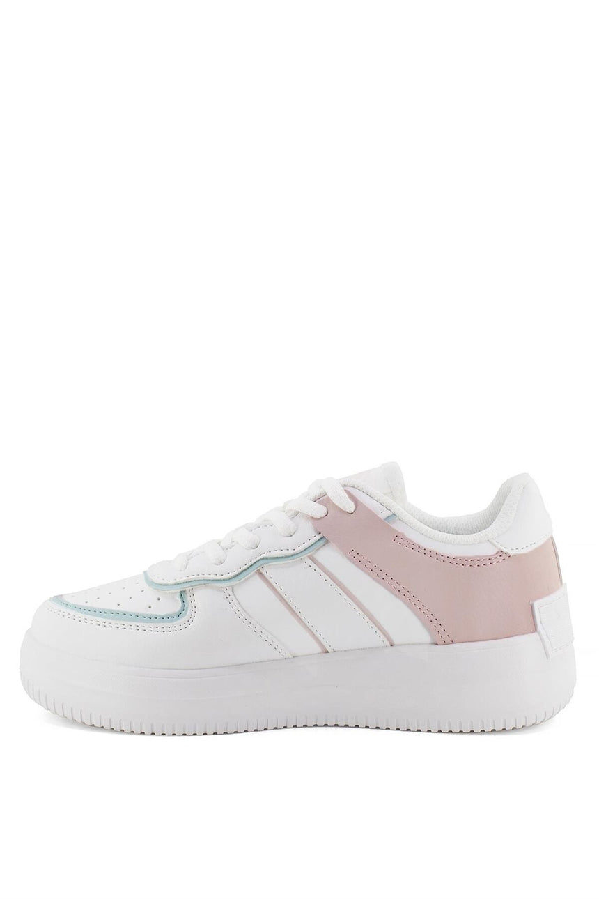 LUMBERJACK 5M FREYA WMN 5FX SNEAKER - Beyaz/Pudra