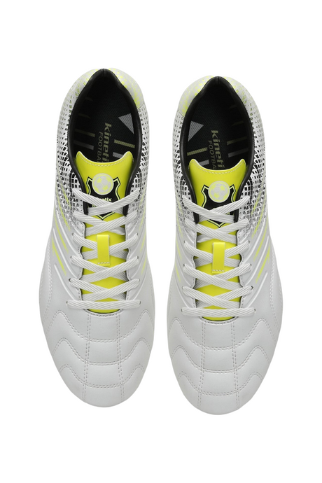 Sporline Kinetix Wandes AG beyaz ve neon sarı detaylı erkek futbol kramponu